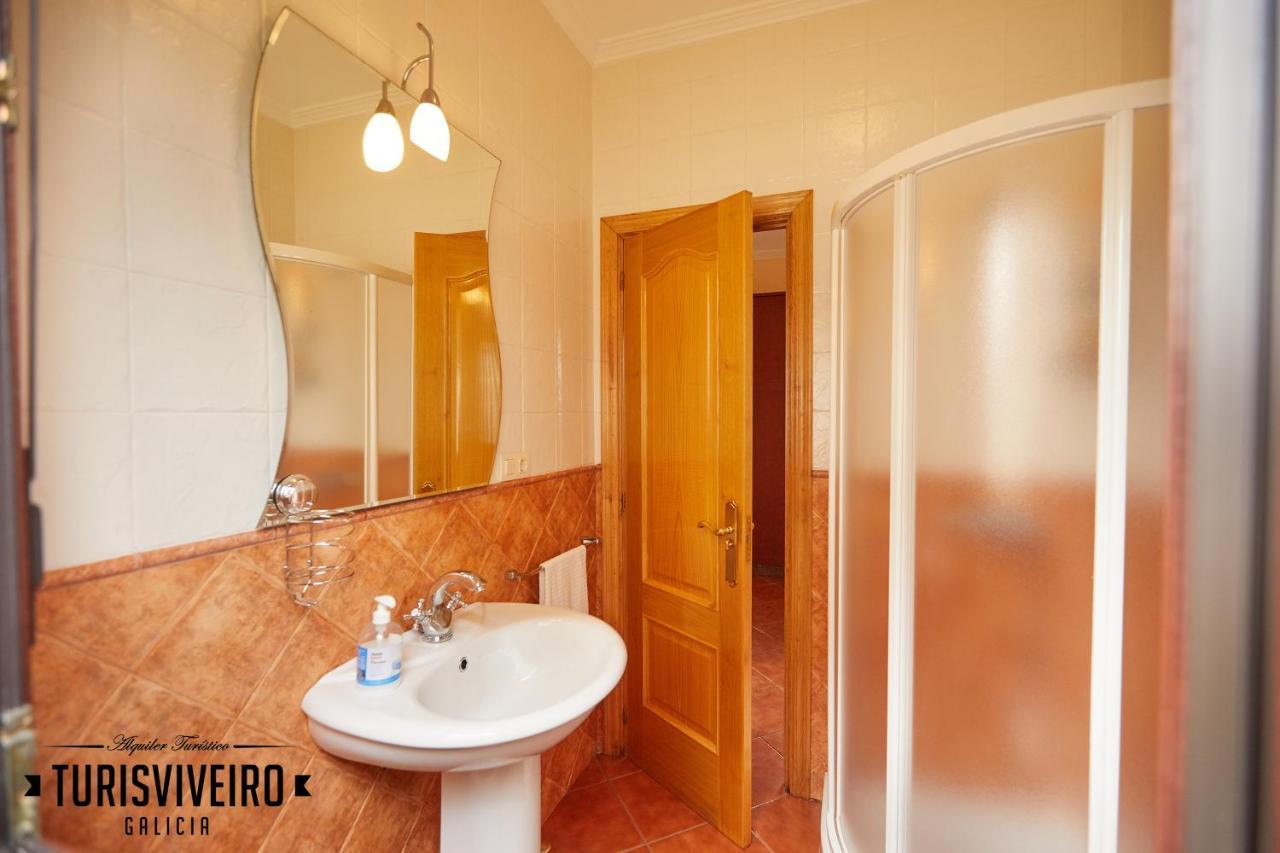 Casa En La Playa De Area Con Finca Privada Viveiro Kültér fotó