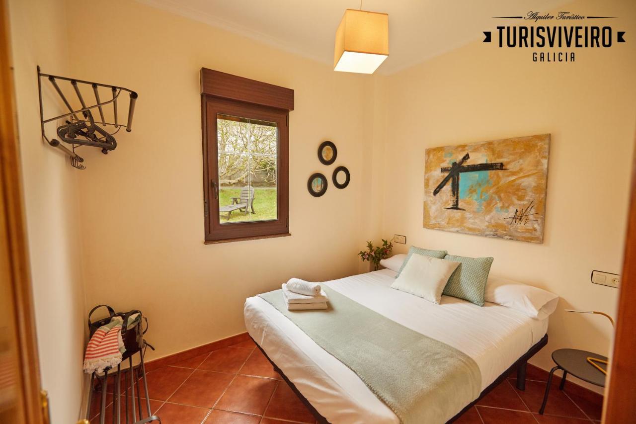 Casa En La Playa De Area Con Finca Privada Viveiro Kültér fotó