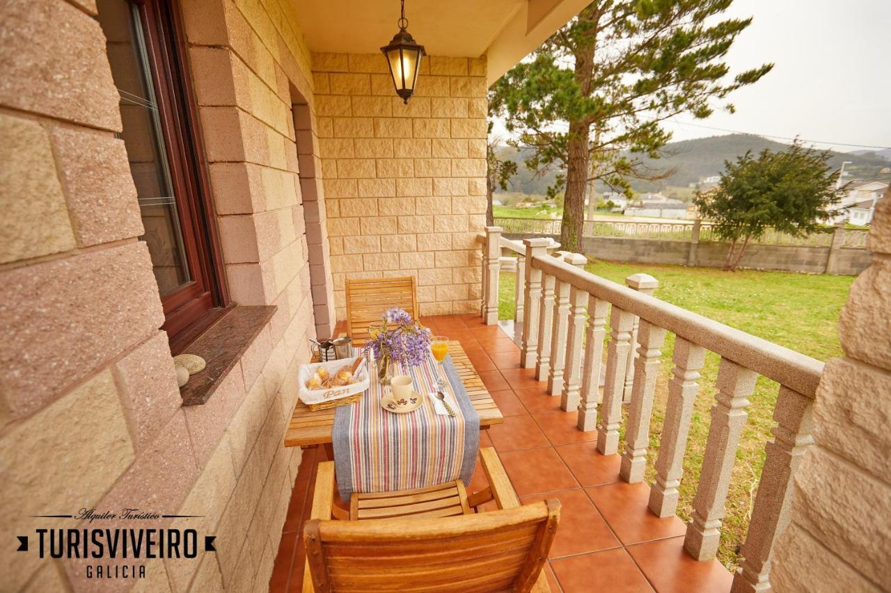Casa En La Playa De Area Con Finca Privada Viveiro Kültér fotó