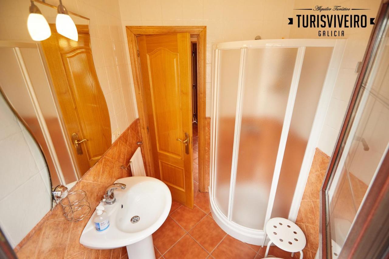 Casa En La Playa De Area Con Finca Privada Viveiro Kültér fotó